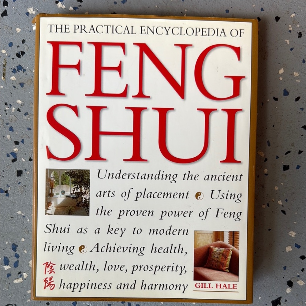 Book- The Practical Encyclopedia of Feng Shui by - White and Red Cover